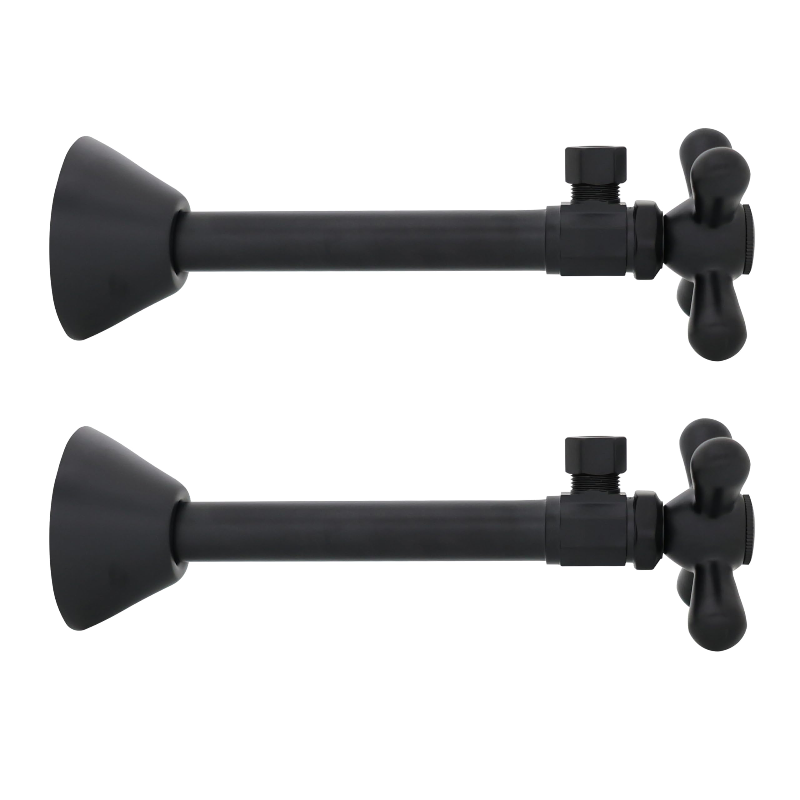 Westbrass D1112X-2-62 Cross Handle Angle Stop Shut Off Valve 1/2